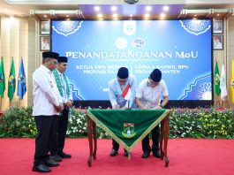 Ketua DPRD Fahmi Hakim Dilantik Sebagai Ketua BKPRMI Banten