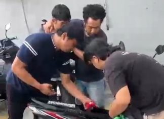 Dua Pelaku Curanmor Bersenjata Api Ditingkus Tim Resmob Polres Serang