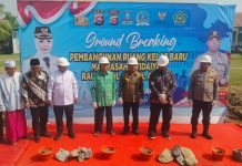 Kemenag Banten Bersama Polres dan Pemkab Serang Bangun Kelas Baru Madrasah Ibtidaiyah Raoudatul Athfal Astana