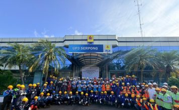 UP3 Serpong Gelar Apel Pasukan dan Pemeriksaan Peralatan Jasa Kontruksi
