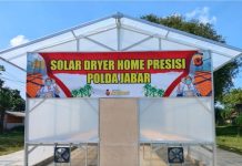 Kerja sama dengan IPB, Biro SDM Polda Jabar Bangun Solar Dryer Home di Cakalong Wetan