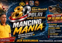 Polres Serang Undang Mancing Mania dalam Lomba Mancing di Danau Puspemkab