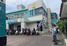 Puluhan Peserta Riding Nusantara 2026 dengan Motor Listrik Resmi Dilepas