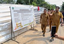 Jembatan Piano Desa Mekarsari Kabupaten Serang Mulai Dibangun