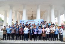 Puluhan Peserta dari Kabupaten Serang Belajar Kaligrafi ke Lemka Sukabumi