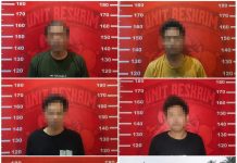 Selang Dua Hari, Komplotan Pencurian Besi Ulir Dibekuk Polsek Cikande