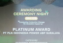 UBP Suralaya Raih Platinum Award Kategori Economic Empowerment