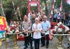 Bersama Bupati, Kapolres Serang Resmikan Jembatan Merah Putih di Desa Pasir Buyut Kecamatan Jawilan