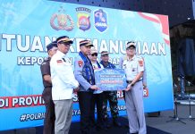 Polda Banten Salurkan Bantuan bagi Warga Terdampak Gempa Nusa Tenggara Timur