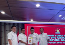 Helldy Agustian Kembali Pimpinan Gerinda Cilegon