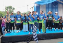 Gubernur Andra Soni Ajak Masyarakat Banten Biasakan Hidup Sehat saat Buka PLN Mobile Jawara Run 2026